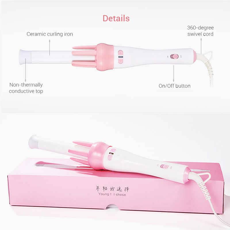 Automatic Hair Curler Spin - 360° Rotating Hairs Styling Roller 5
