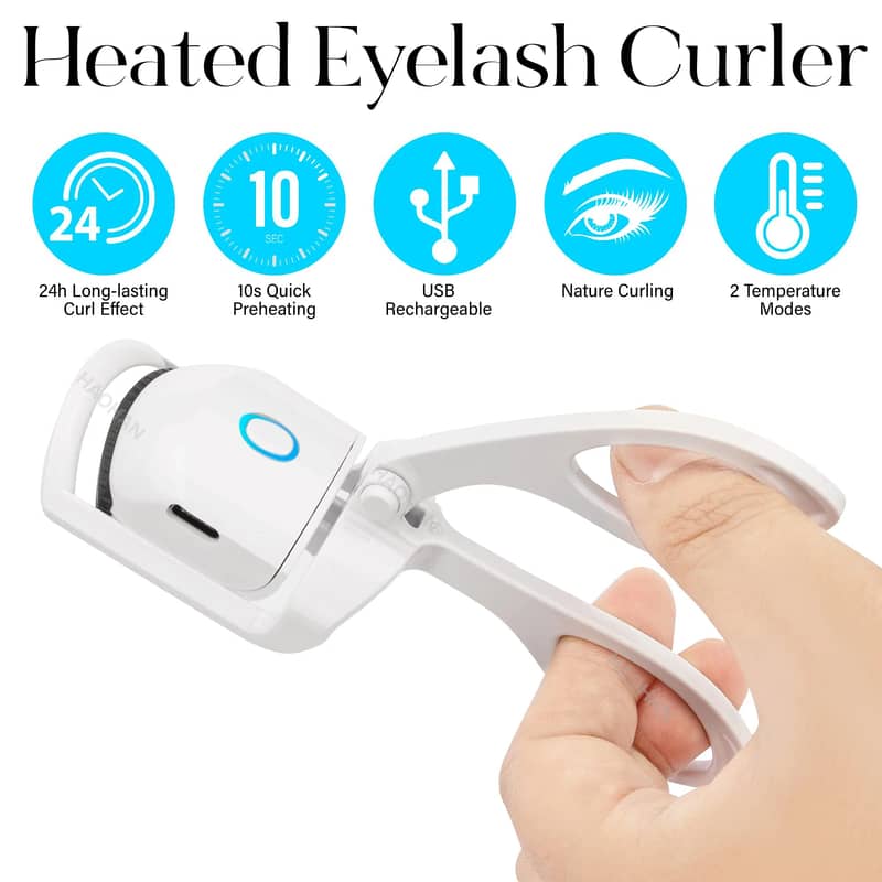 Eyelashes curler - Electric Hot Eyelash Curlers 6