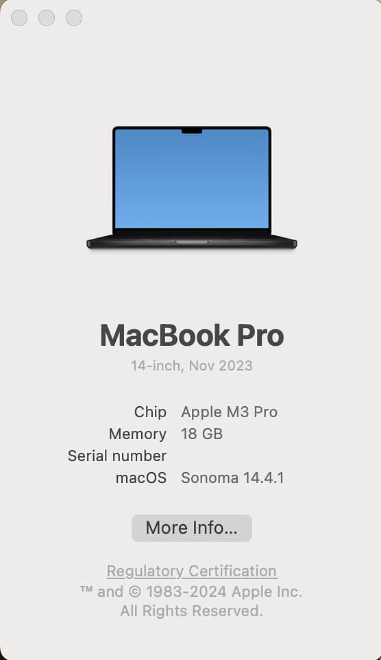 MacBook Pro 14 - M3 Pro - 12C CPU / 18C GPU - 18GB / 1TB - Space Black 1