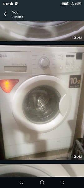 LG washing machine fully automatic inverter Direct drive 6 Motion 2