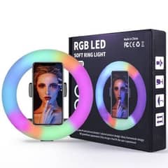 RGB Protable Ringlight With stand 26Cm