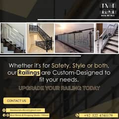 Railing, Grill & Frame of Stainless Steel for stairs, terrace, windows 0