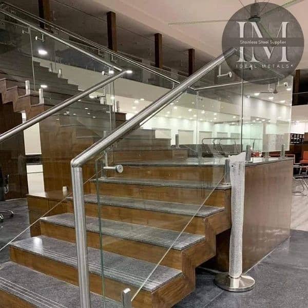 Railing, Grill & Frame of Stainless Steel for stairs, terrace, windows 10