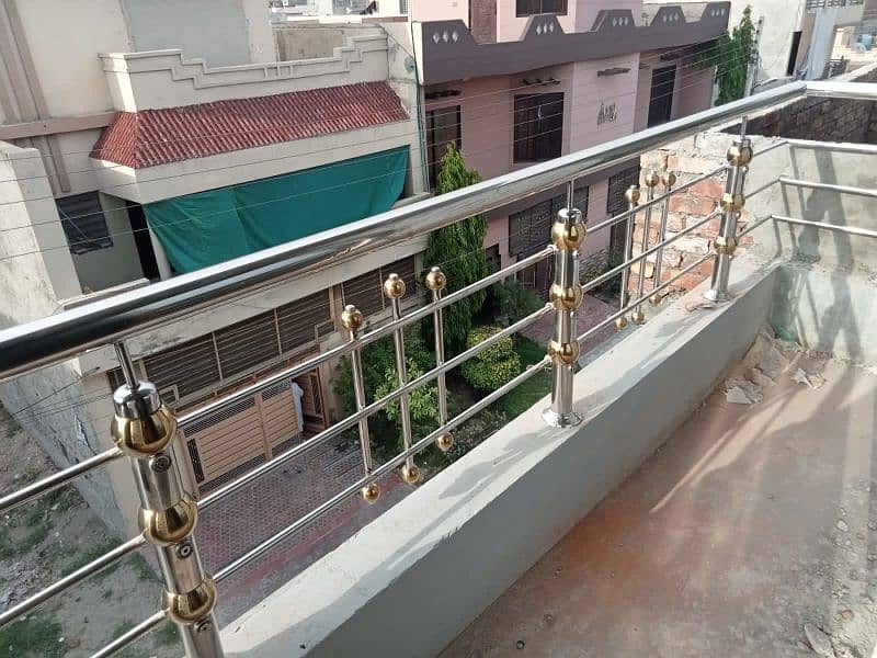 Steel, Glass railing, Grill, Frame, Stairs, Terrace, Stainless Steel 15