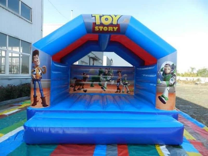 jumping castle and slide for rent 0