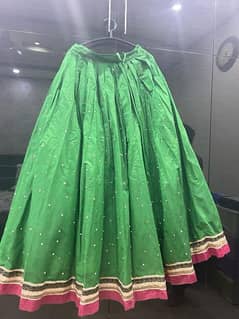 Bridal Mehndi Lehnga|Zahra Ahmad Bridal Wear Collection