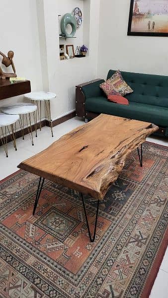 Live Edge Centre Table / Wooden Coffee Table 2