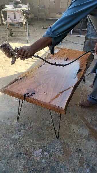 Live Edge Centre Table / Wooden Coffee Table 6