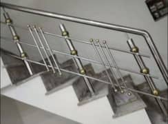 Stainless Steel Railing, Glass railing, Window Grill, Frame, Stairs