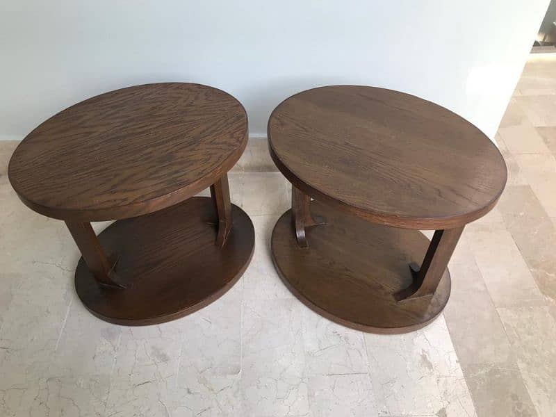 Side tables (Walnut Wood) 1