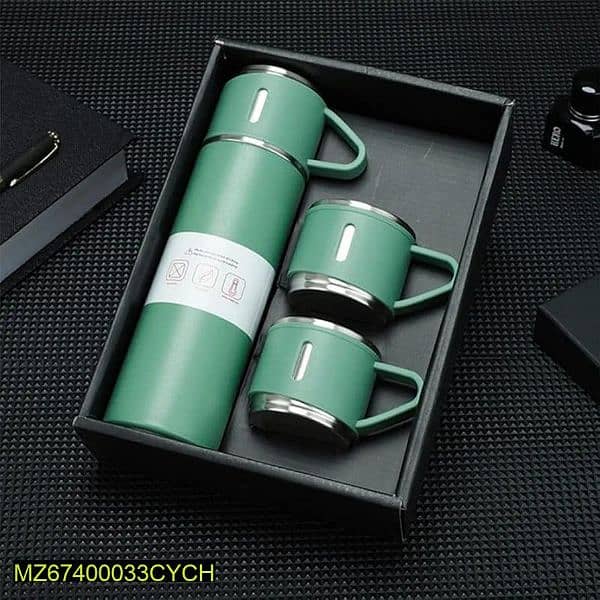 Vacuum Flask set with 3 Cups 500 ml 5
