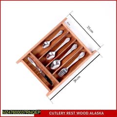 wooden Cutlery rest