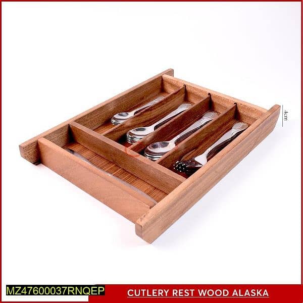 wooden Cutlery rest 1