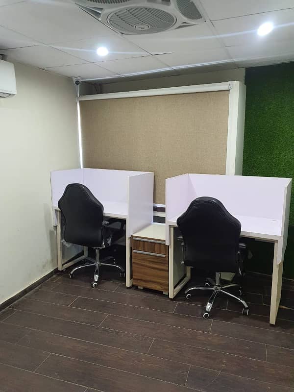 VIP LAVISH FURNISHED OFFICE FOR RENT 55 PERSON SETTING PHASE 2 EXT 24&7 TIME 22