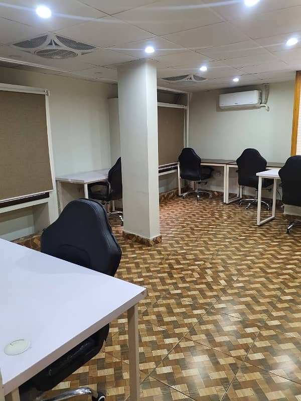VIP LAVISH FURNISHED OFFICE FOR RENT 55 PERSON SETTING PHASE 2 EXT 24&7 TIME 23