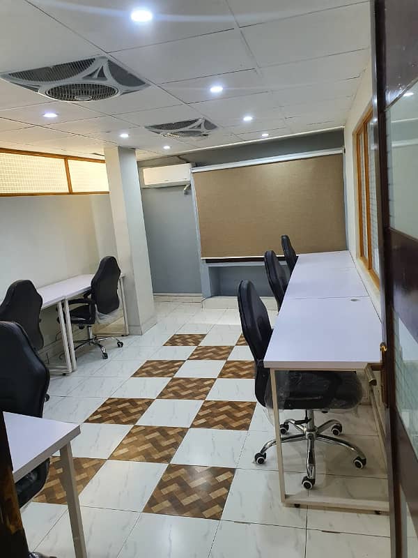 VIP LAVISH FURNISHED OFFICE FOR RENT 55 PERSON SETTING PHASE 2 EXT 24&7 TIME 24