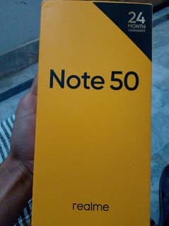 Realme note 50 new condition 8 64 with box 2 years official warranty