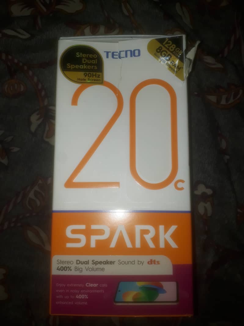Tecno Spark 20 - PTA Approved BOX 0