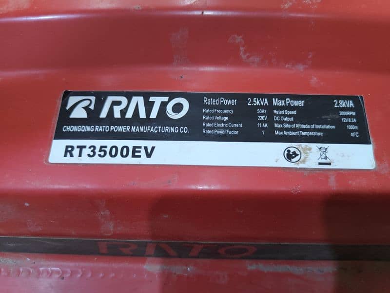 Rato Generator 3KVA 0