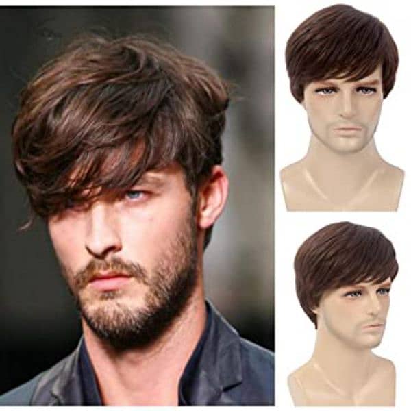 Men wig imported quality_hair patch _hair unit_(0'3'0'6'4'2'3'9'1'0'1) 7
