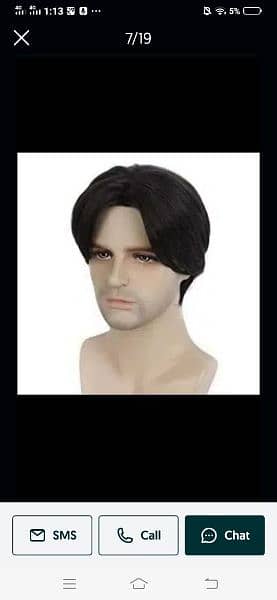 Men wig imported quality_hair patch _hair unit_(0'3'0'6'4'2'3'9'1'0'1) 9