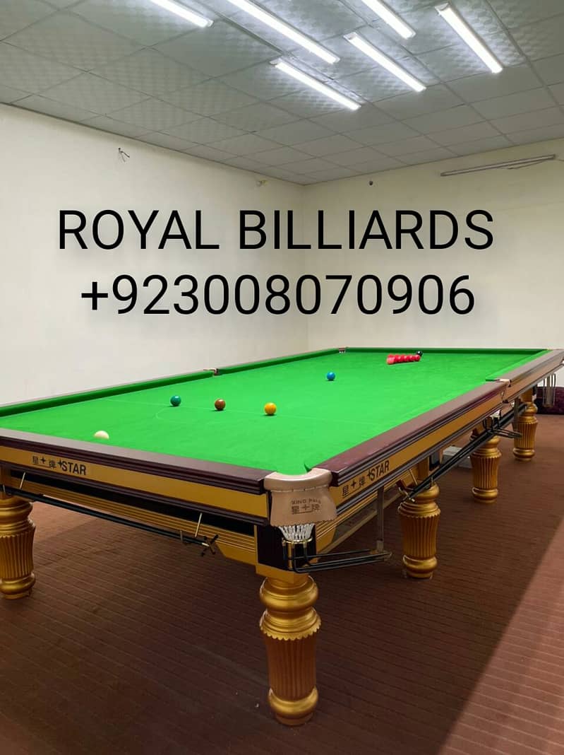 Snooker tables 18
