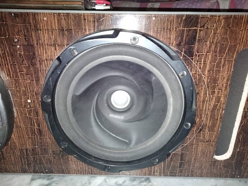 kenwood original woofer with 2 speaker and amplifier 2