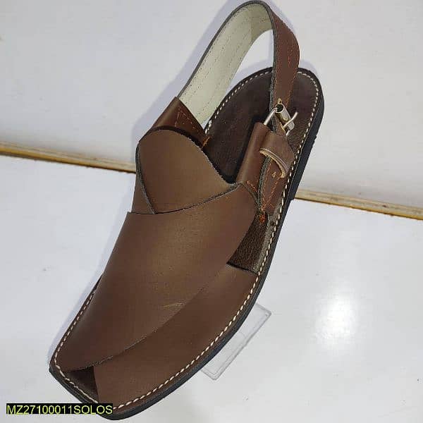 Leather Afridi Chappal For Men 1