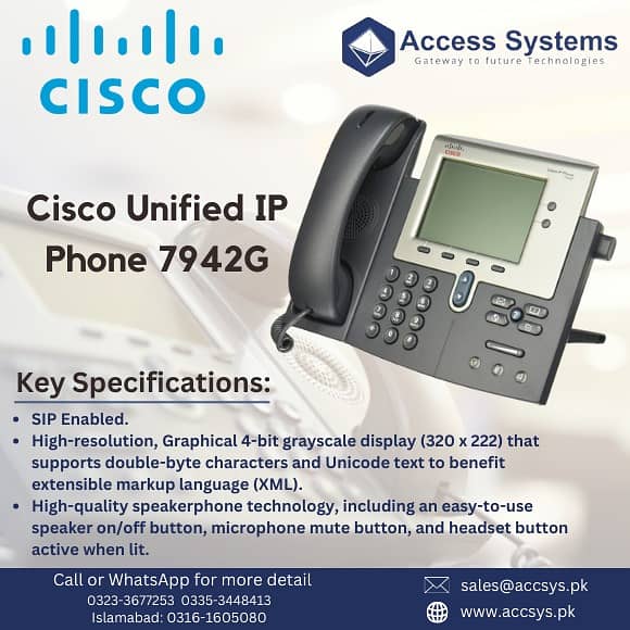 Cisco spa 303 Spa502 504G IP Phones VOIP Polycom| Grandstream |Yealink 11