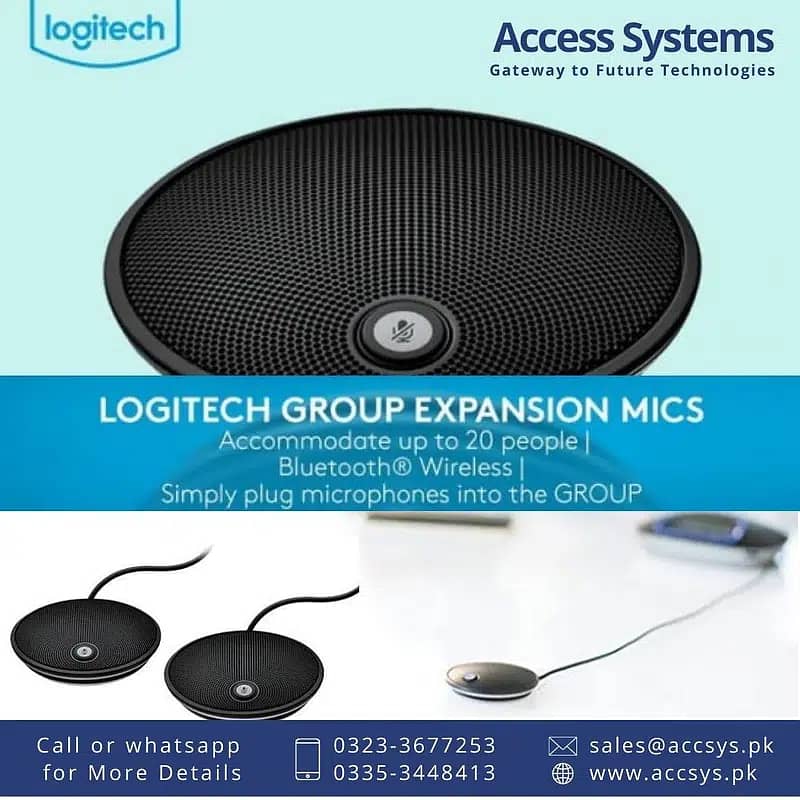 Audio Video Conferencing Logitech Group | Polycom | Aver | 03353448413 3