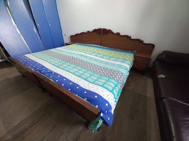 Bed along with Dressing Table for Sale 1
