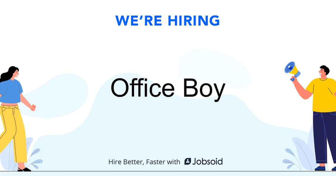 Office Boy/Sweeper/Driver Required Urgently/Job 0