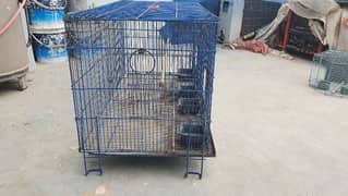 Cage for sale like new slightly used with 2 boxes