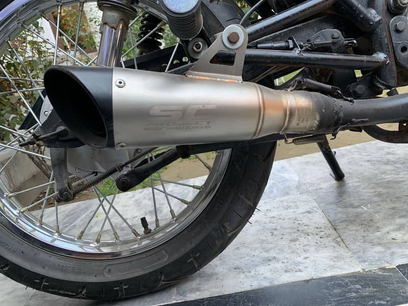Suzuki gs150 converted into cafe racer with brand new parts sc exhaust 7