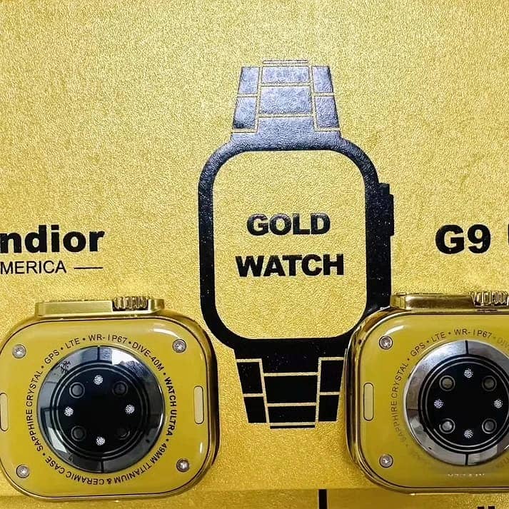 G9 Ultra PRO Smartwatches Gold New Model 3 Watch Bands Sport Waterproo 2