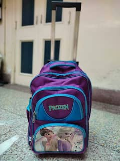 imported school bag with tyres/ frozen bag/ bag for girls/ trolley bag 0
