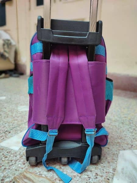 imported school bag with tyres/ frozen bag/ bag for girls/ trolley bag 3