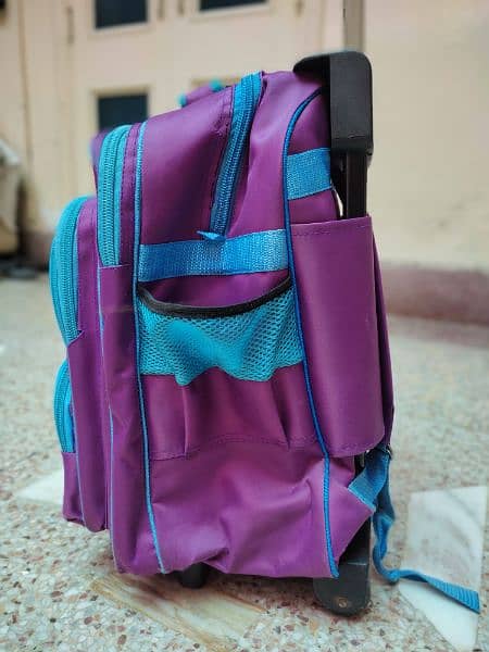imported school bag with tyres/ frozen bag/ bag for girls/ trolley bag 4