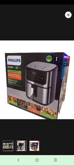 New Philips Air Fryer 7L with 1 Year Cash back Warranty 0
