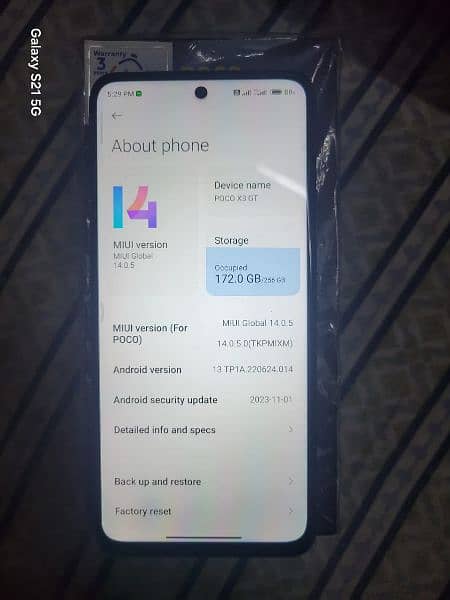 Xiaomi POCO X3 GT 8+5/256gb 1