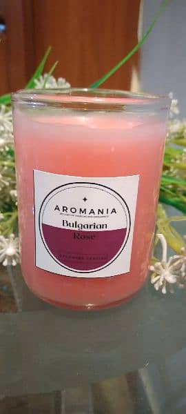 AROMANIA pair of 2 scented glass candles best aroma candles in town 7