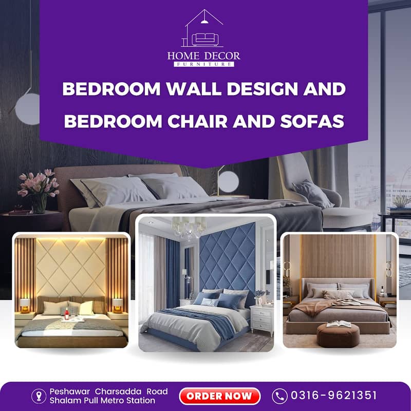 bed set | side tables | Wardrobe | wooden bed set | home furniture 2