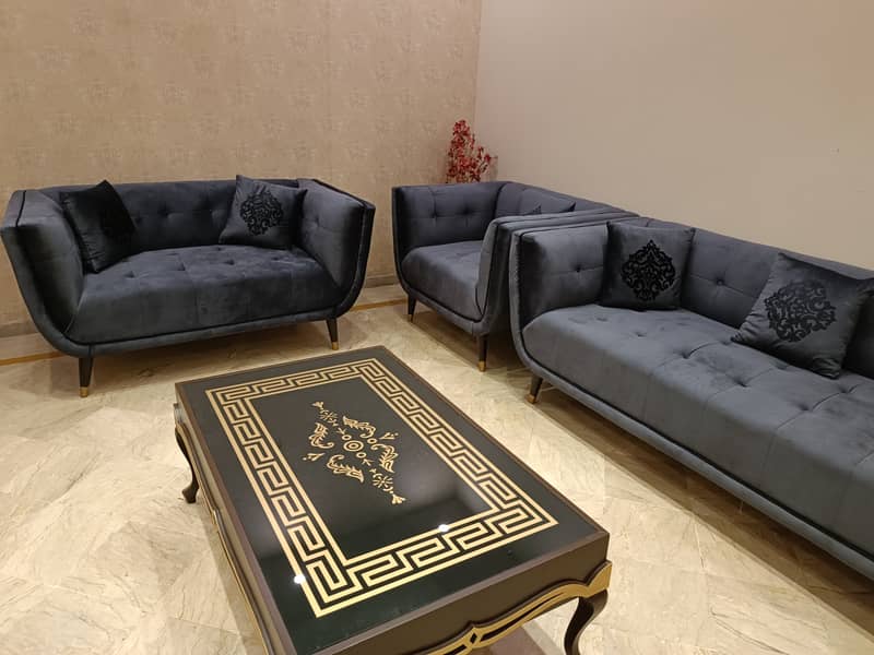 Grey Sofa Set for Living Room 1