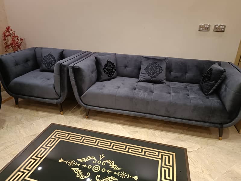 Grey Sofa Set for Living Room 2