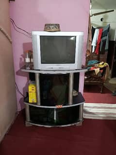 TV trolley with TV