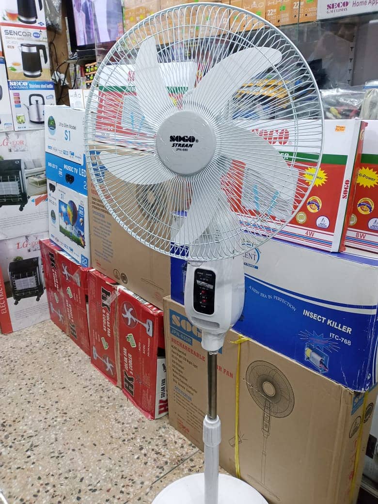 AC/DC RECHARGEABLE FAN AVAILABLE ON SALE 2