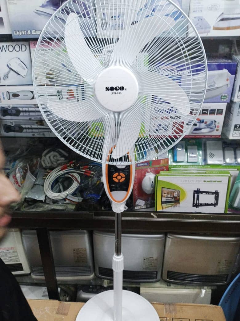 AC/DC RECHARGEABLE FAN AVAILABLE ON SALE 11