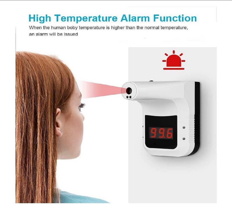 Non Contact Body Forehead Wall Infrared Temperature Meter Thermometer 3