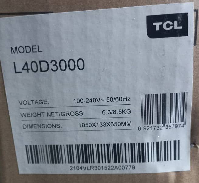 TCL Original lcd 40 inch brand new condition 4