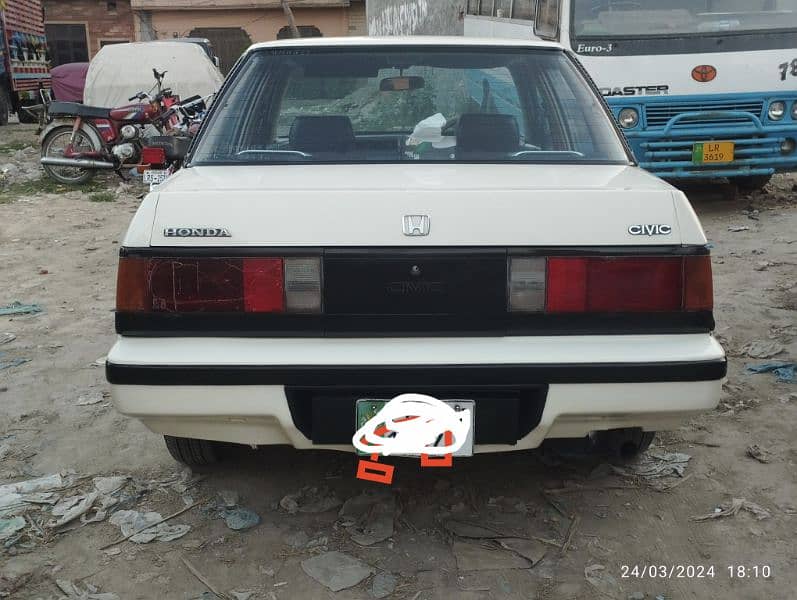 honda civic 1984 model new number 2017 biomatric moke pr mojod hai 8